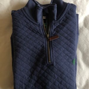 LL BEAN blue medium women’s zip sweatshirt/sweater